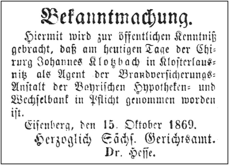 1869-10-15 Kl Klotzbach